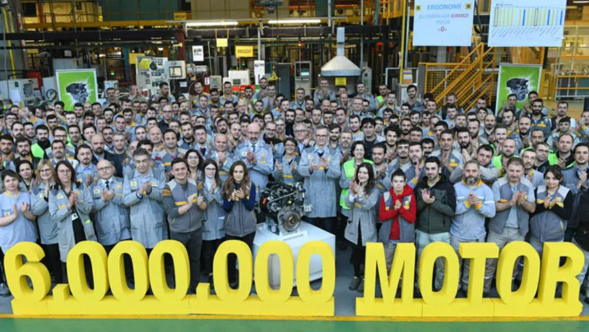 Oyak Renault, motor üretiminde 6 milyona ulaştı