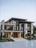 Modern Villa Projesi Çizilir.